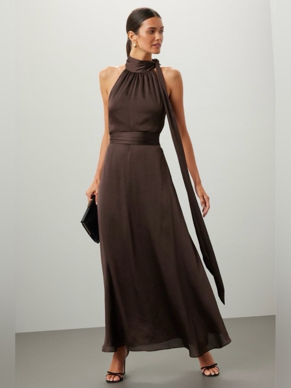 SACHIN & BABI Brown Kayla Gown 14
